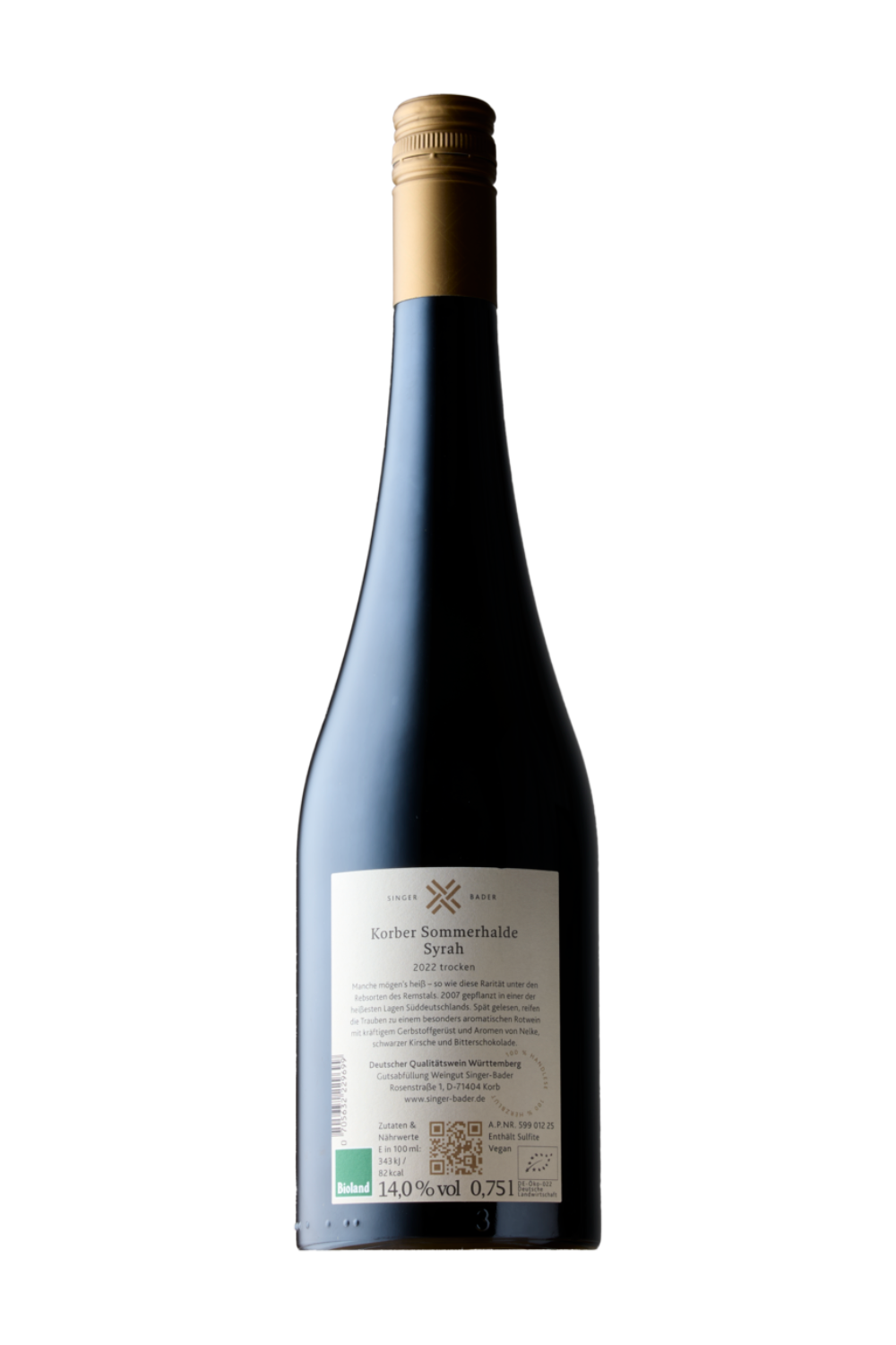 2022 Korber Sommerhalde Syrah